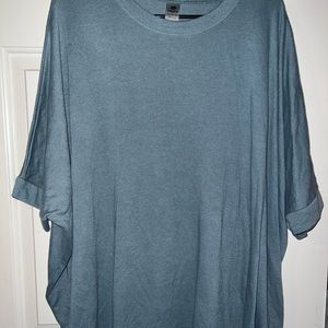 BLUE OVERSIZED COMFY SHIRT